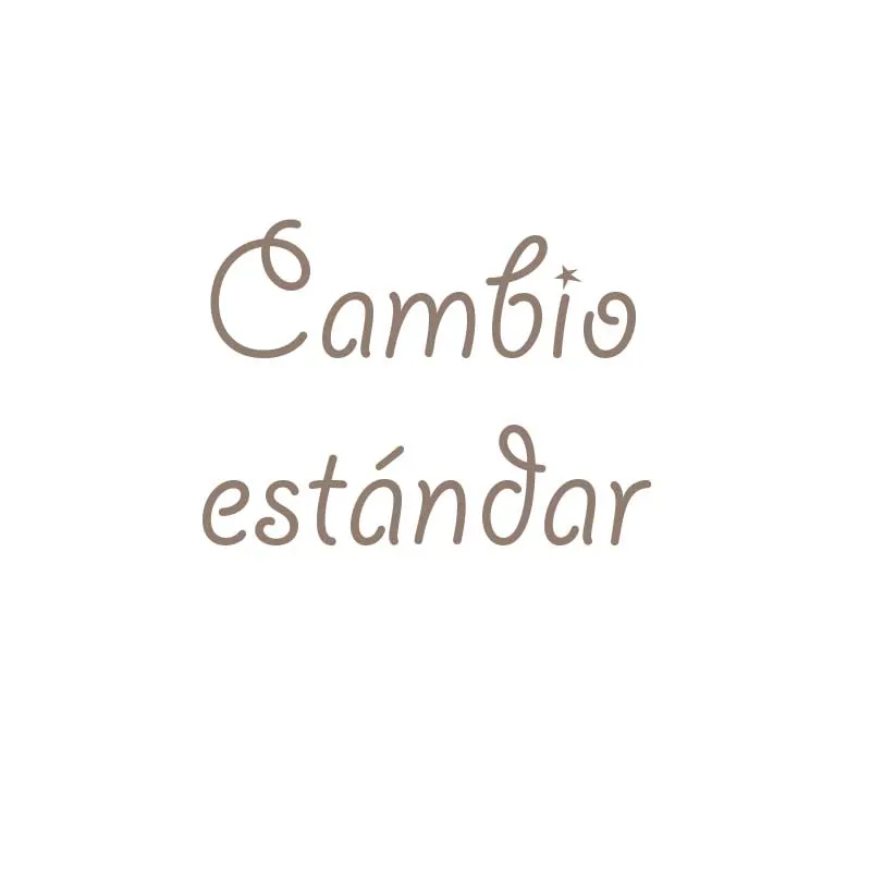 CAMBIO ESTÁNDAR