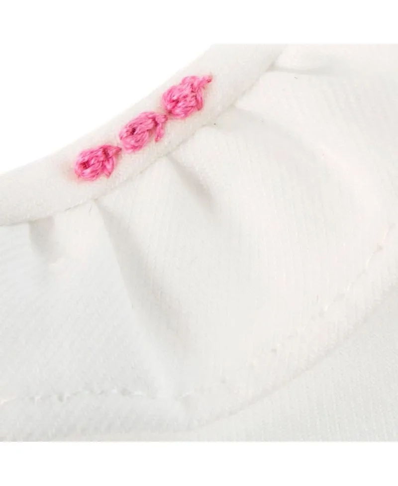 Camisa Batista Bebe Ro Infantil Detalles Rosa