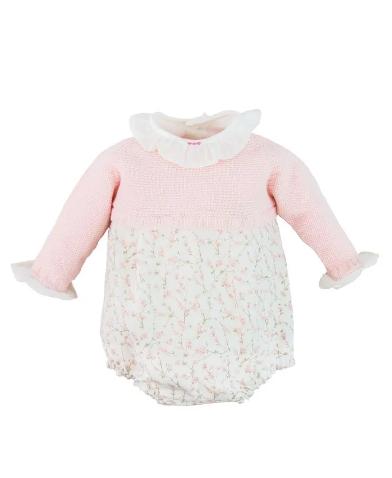 Camisa Batista Bebe Ro Infantil Detalles Rosa