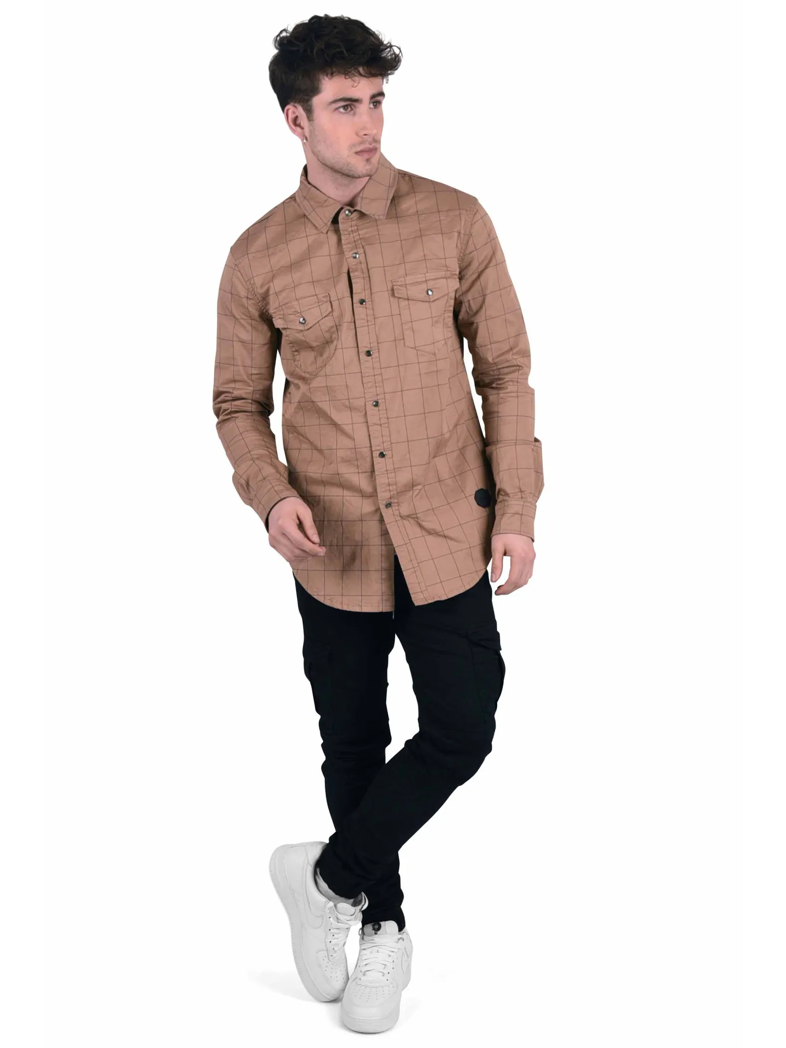 Camisa de cuadros a medida
