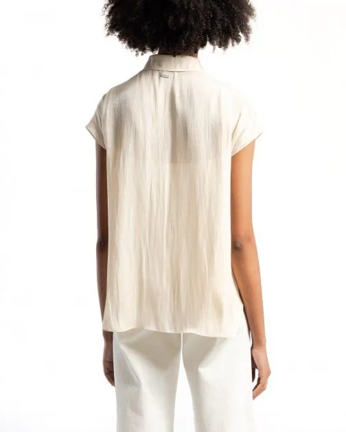 Camisa de manga corta Armani Exchange 3DYC19 dorado