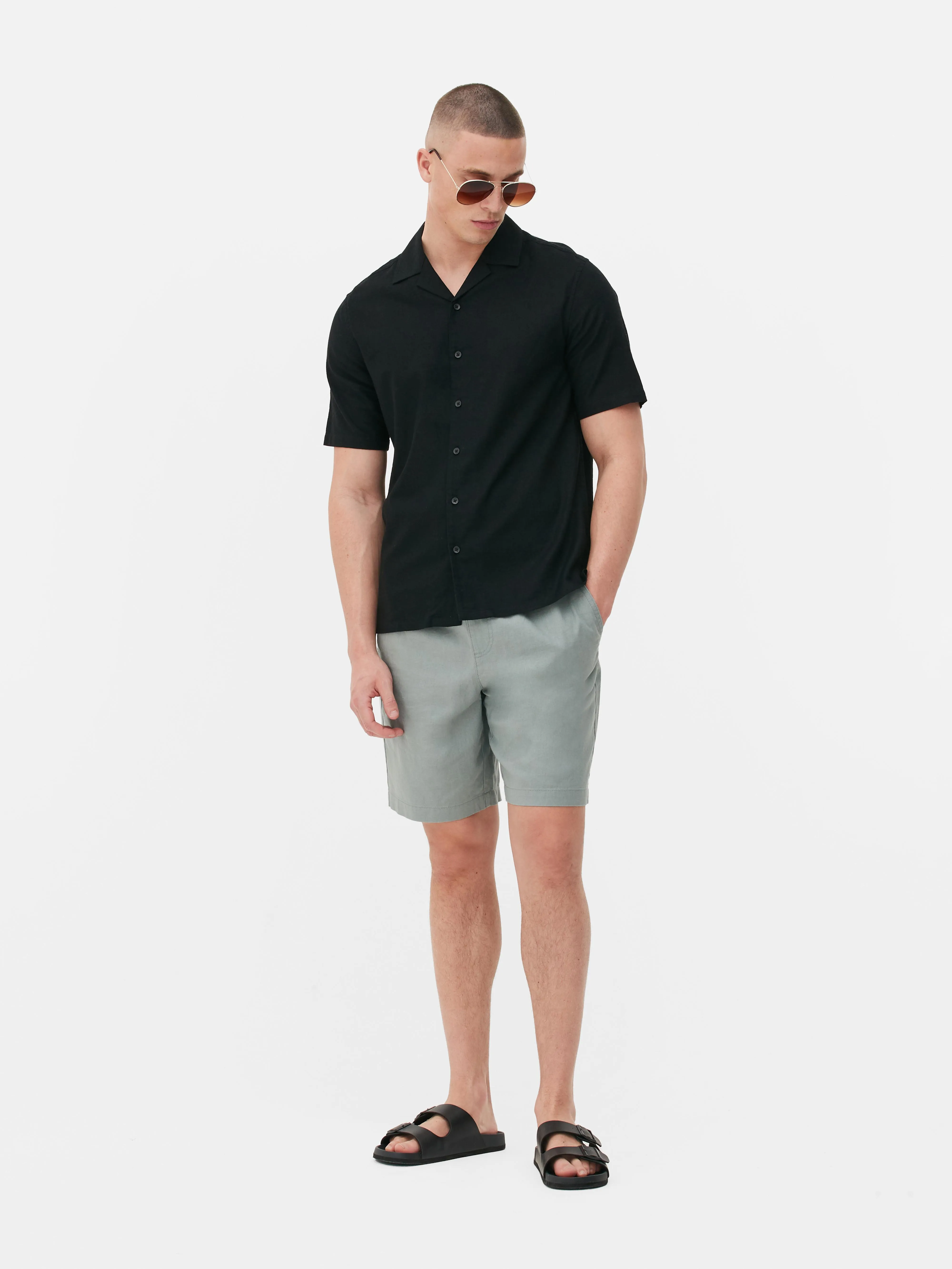 Camisa de manga corta con botones