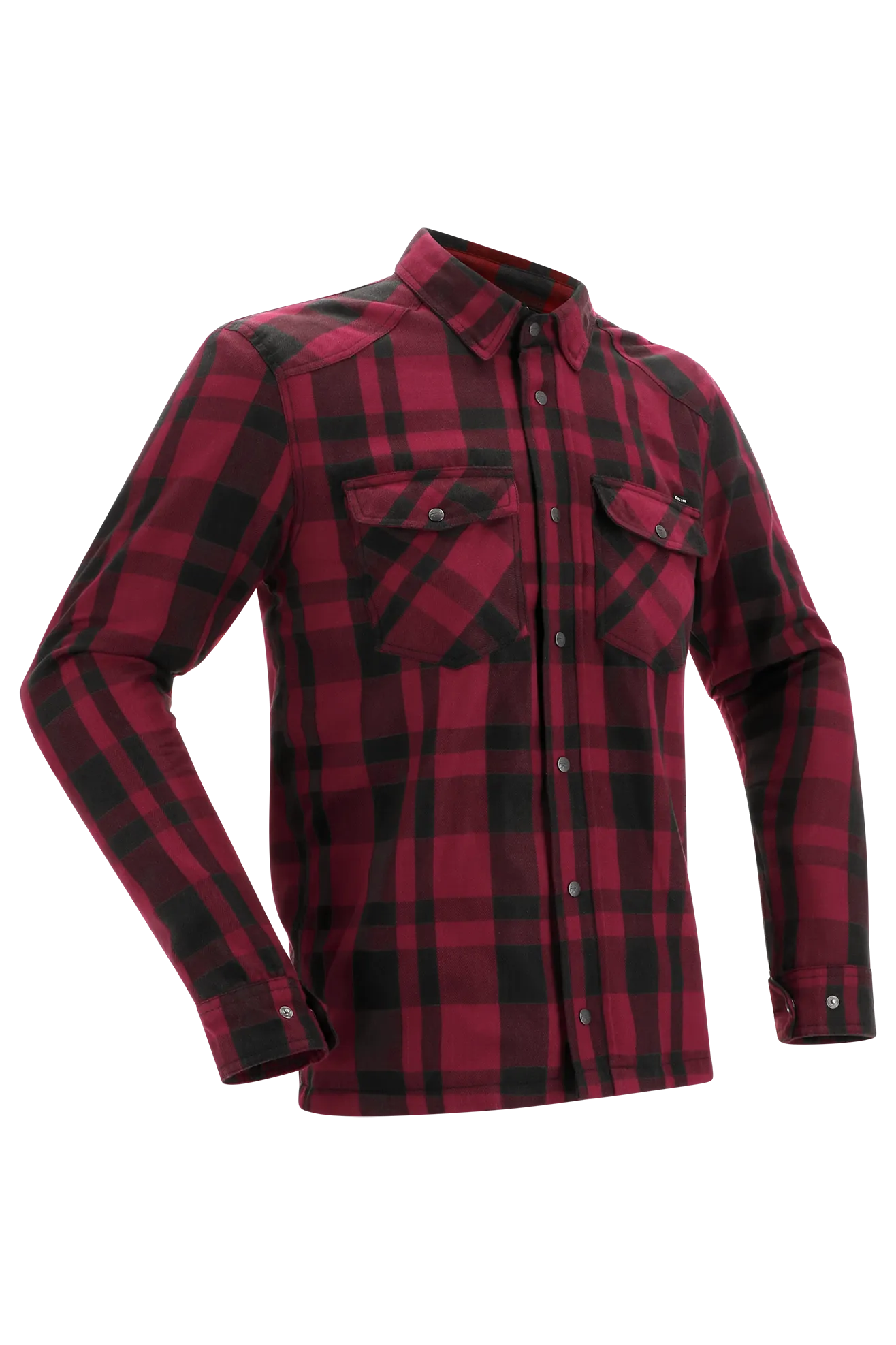 CAMISA DE MOTO RICHA FOREST NEGROBURDEOS