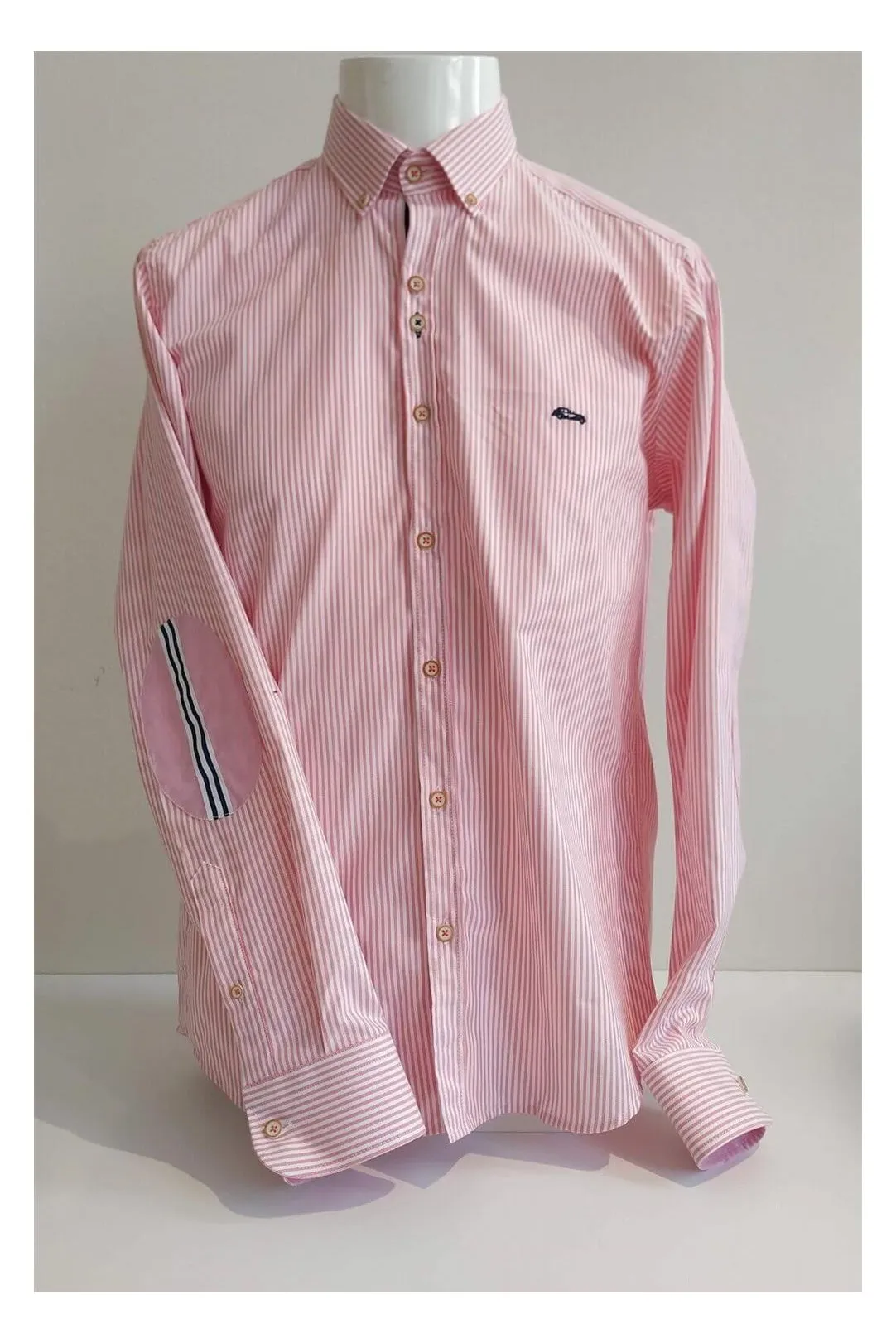 Camisa estampado rayas Cabrils rosa