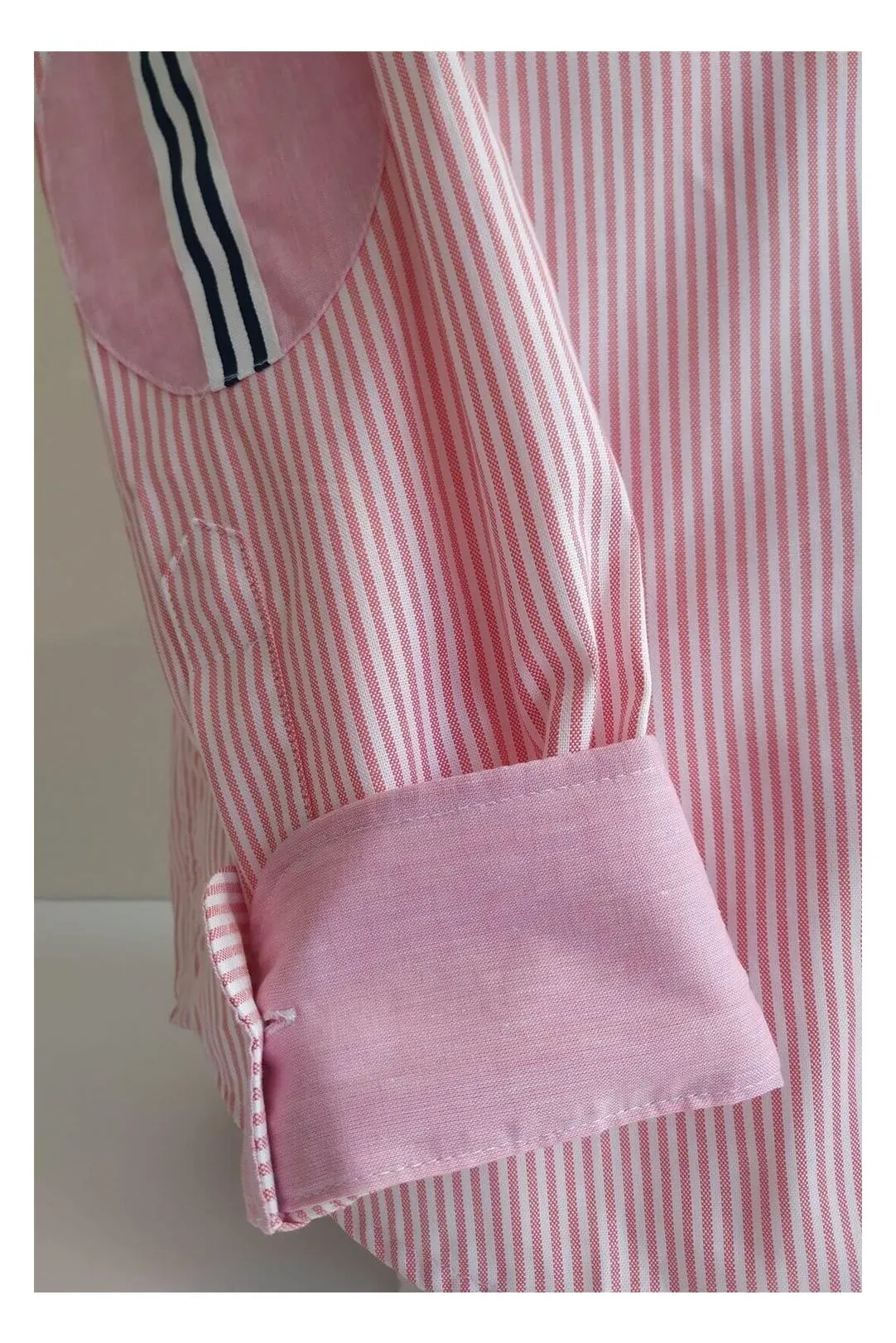 Camisa estampado rayas Cabrils rosa