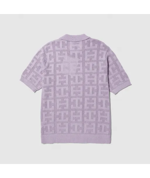 Camisa HUF Monogram Jacquard Zip Lavanda