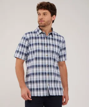 Camisa Manga Corta Cuadros-