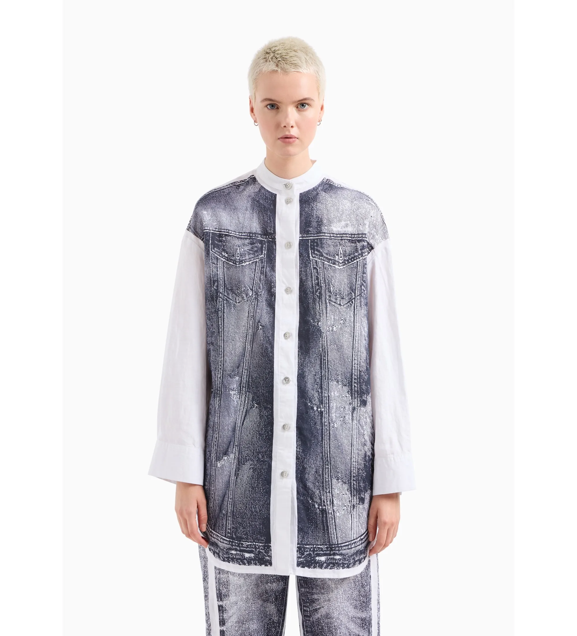 Camisa Over gris