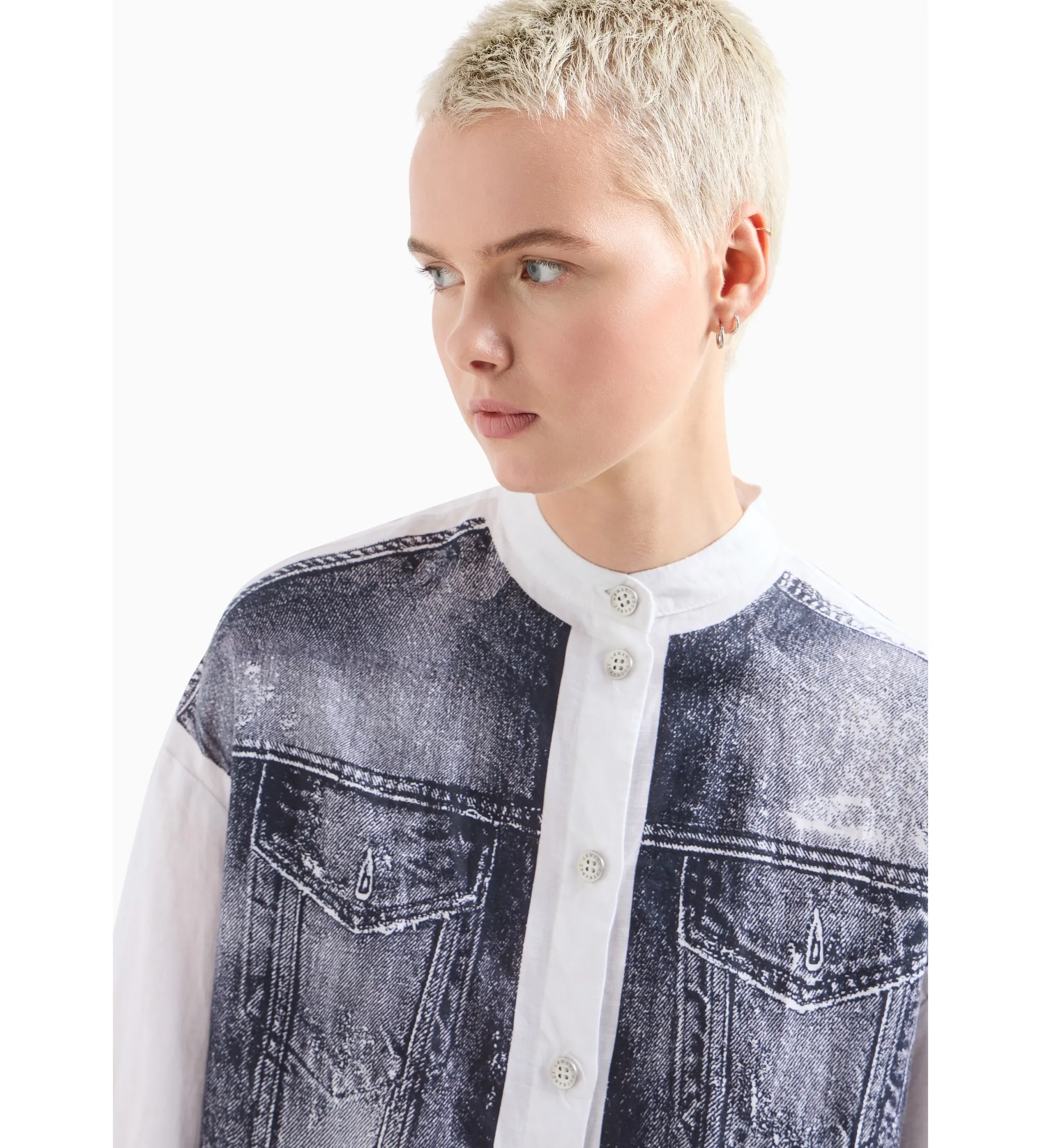 Camisa Over gris