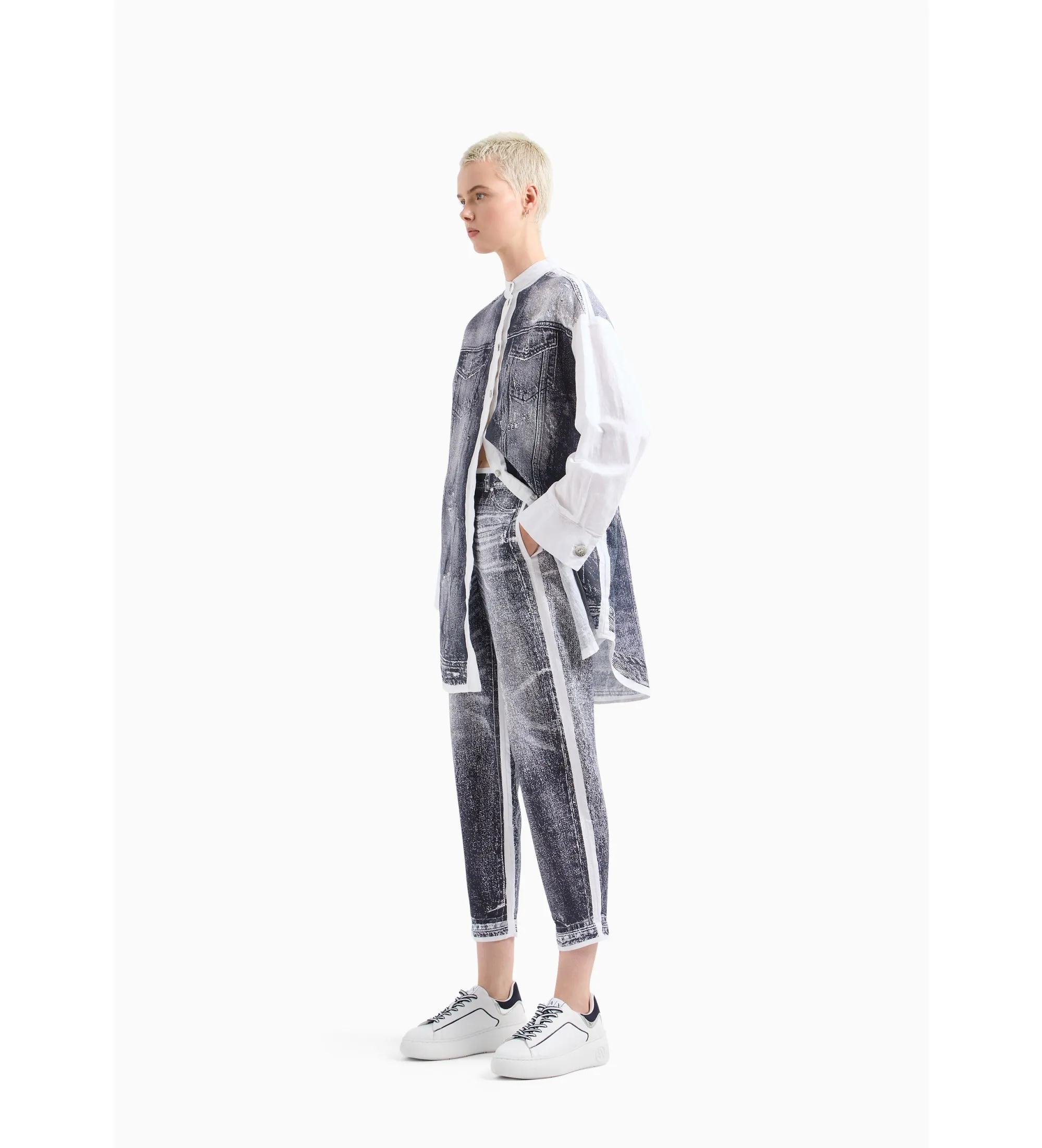Camisa Over gris