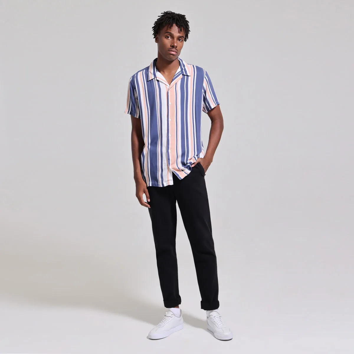 Camisa Para Hombre Resort Estampada