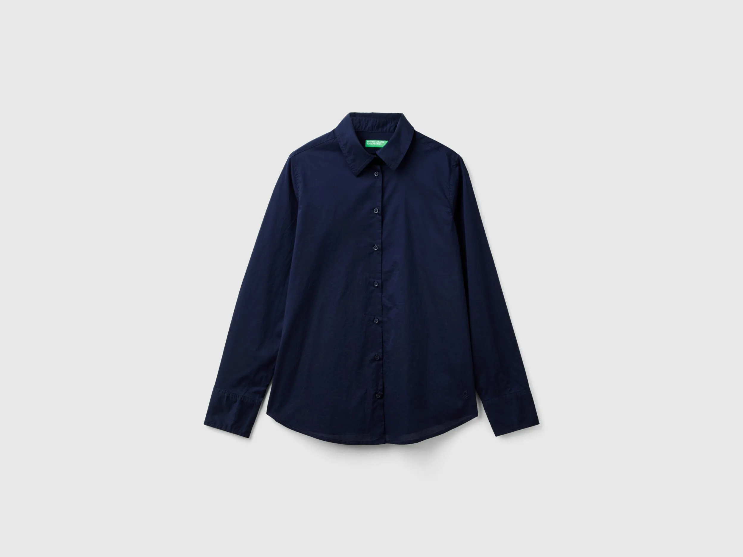 Camisa regular fit de algodón ligero