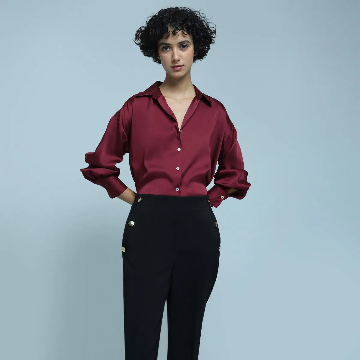 Camisa Satinada
