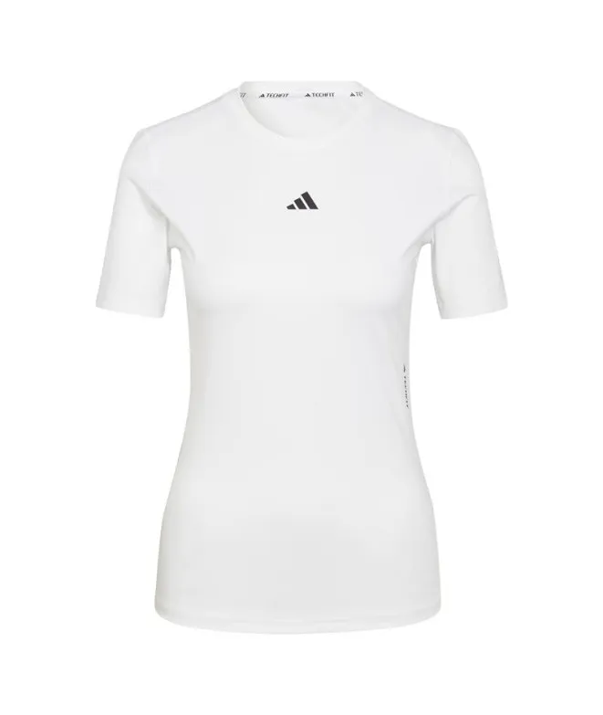 Camiseta adidas Techfit Training Mujer White