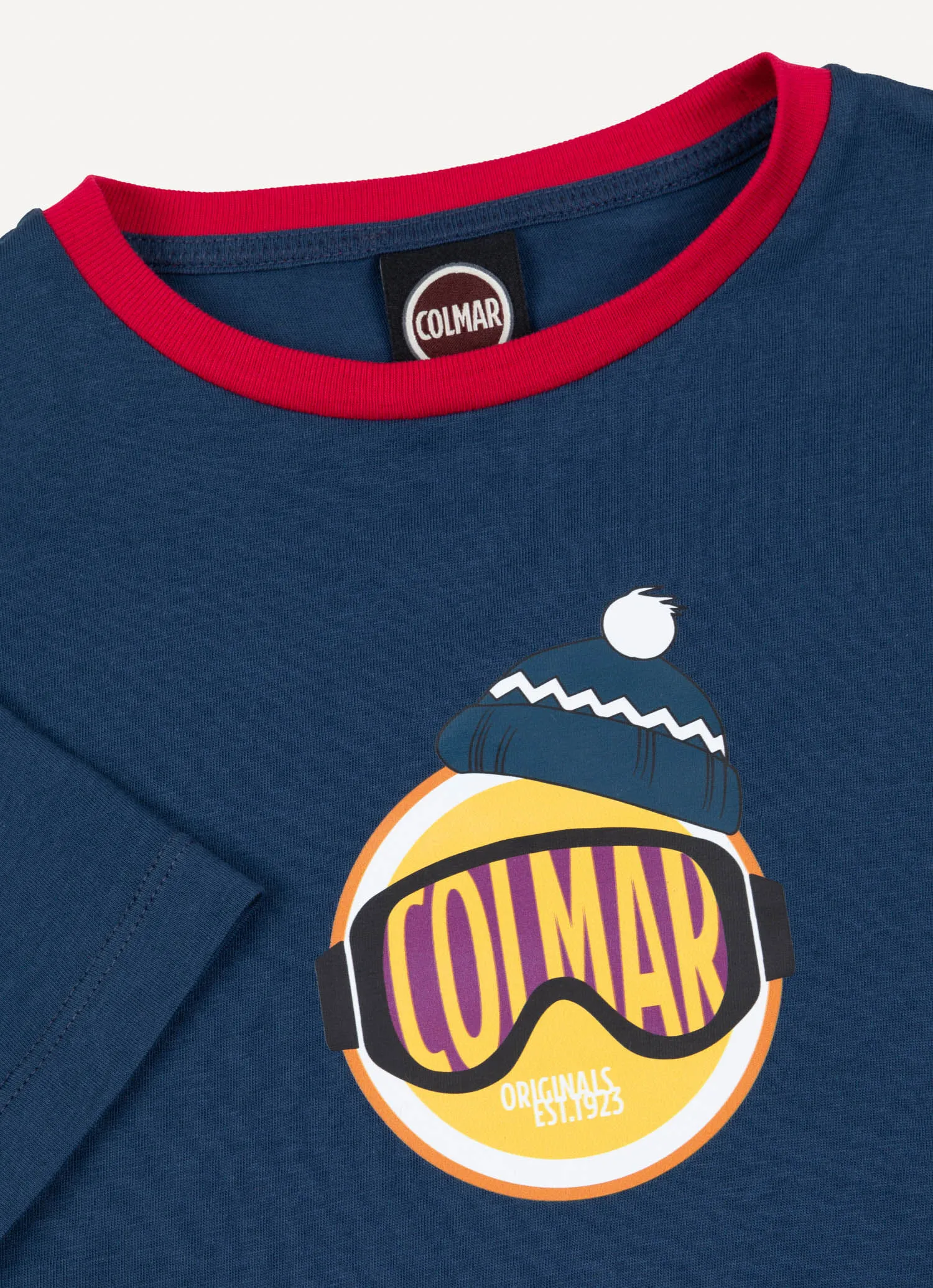Camiseta con logo 100% algodón
