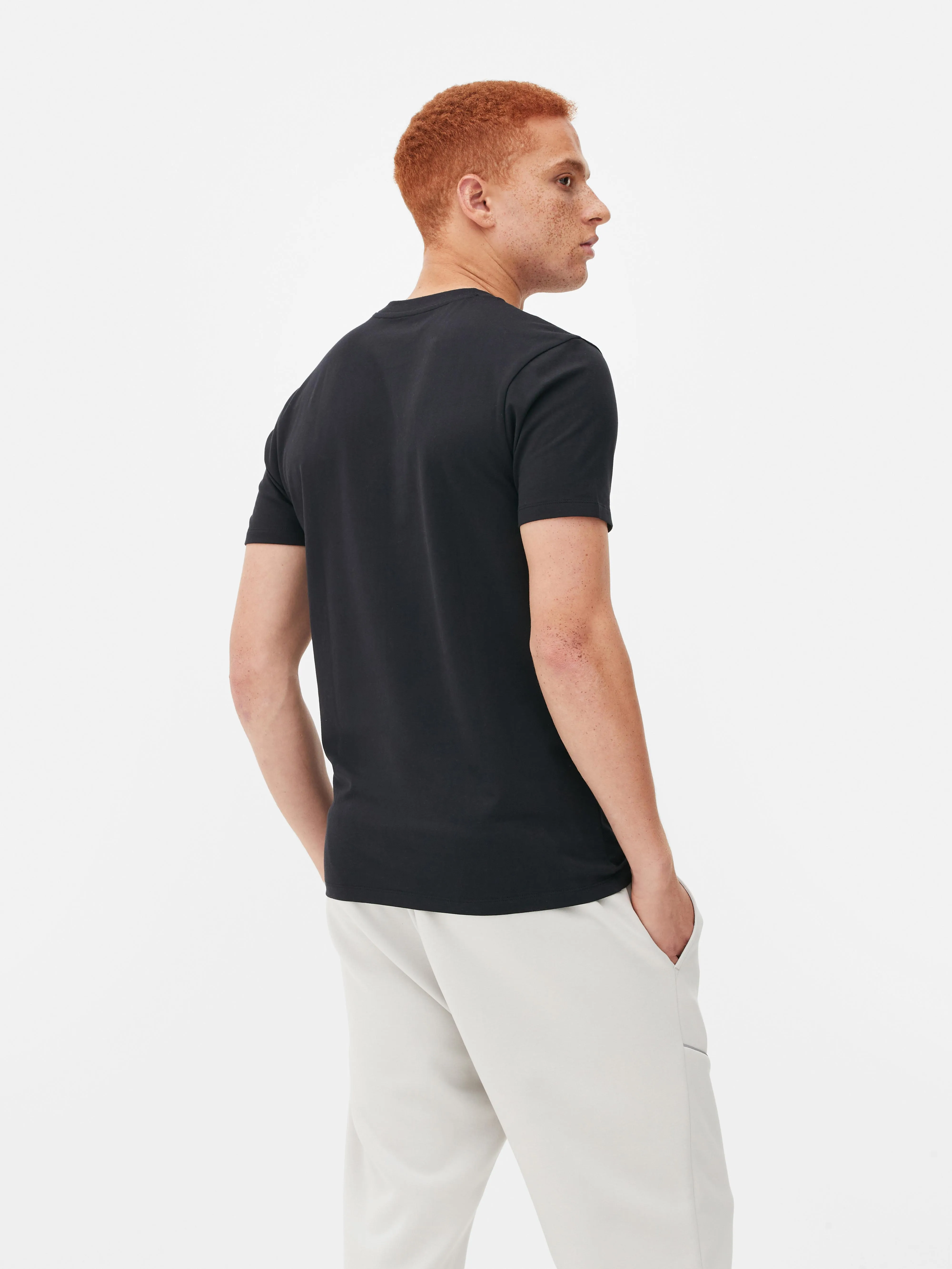 Camiseta de manga corta con corte estándar