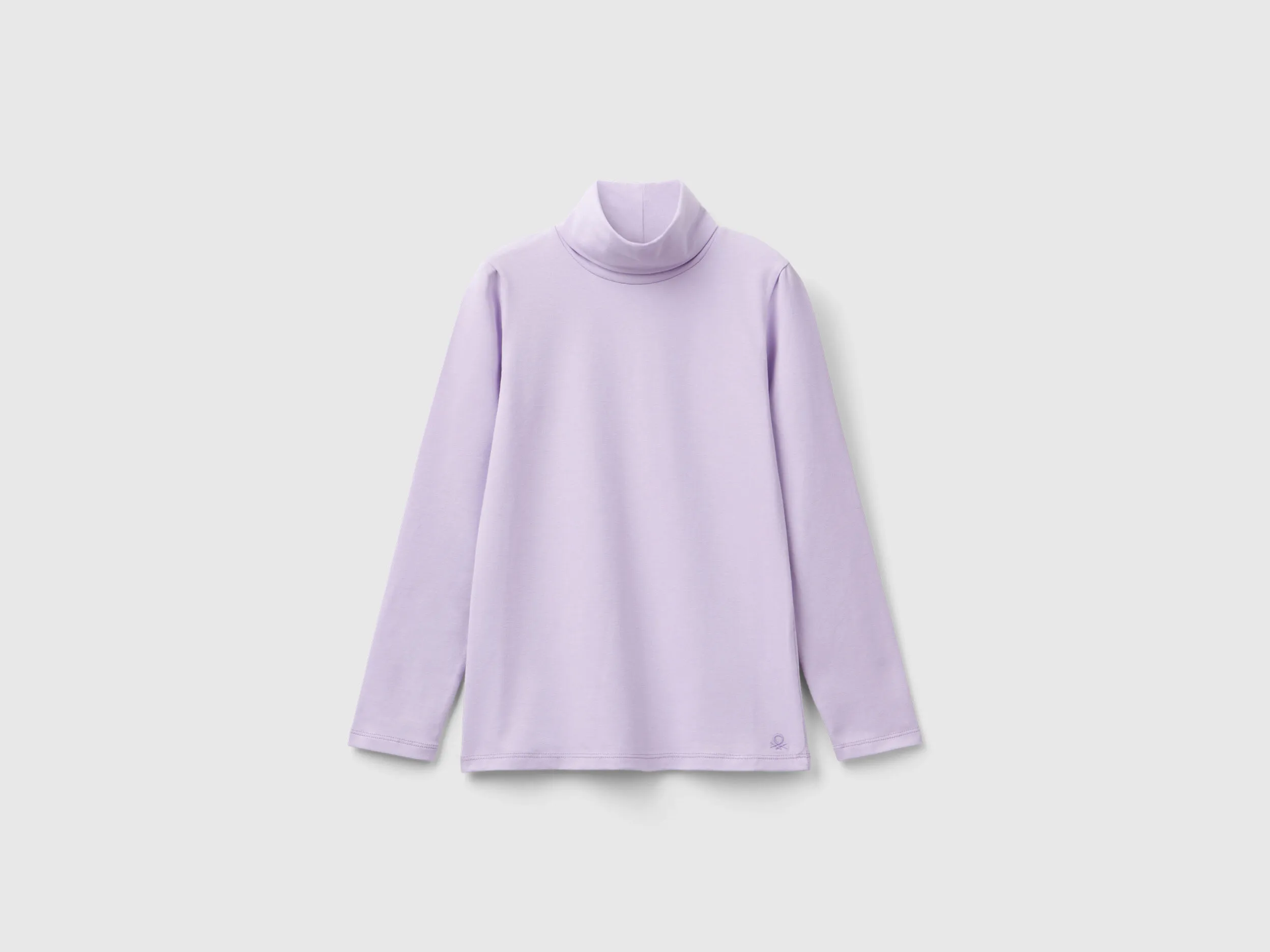 Camiseta elástica de cuello alto