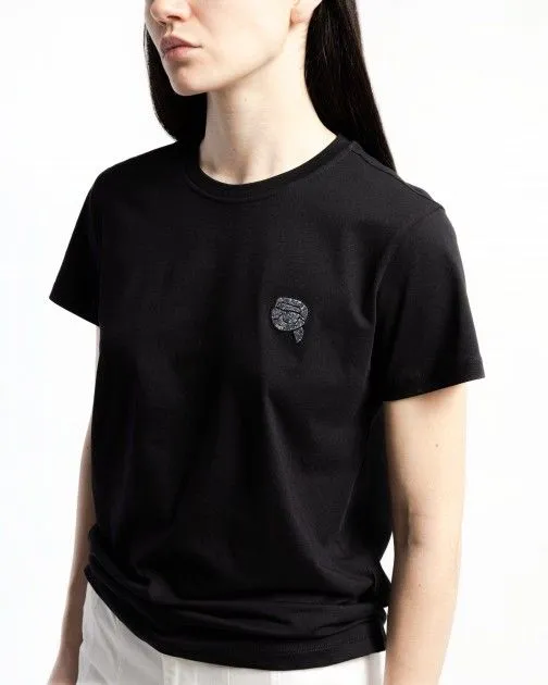 Camiseta Karl Lagerfeld 240W1722 Negro
