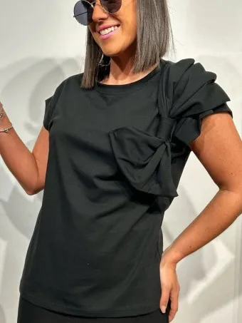 Camiseta Maxi Lazo JOLIVET Negro