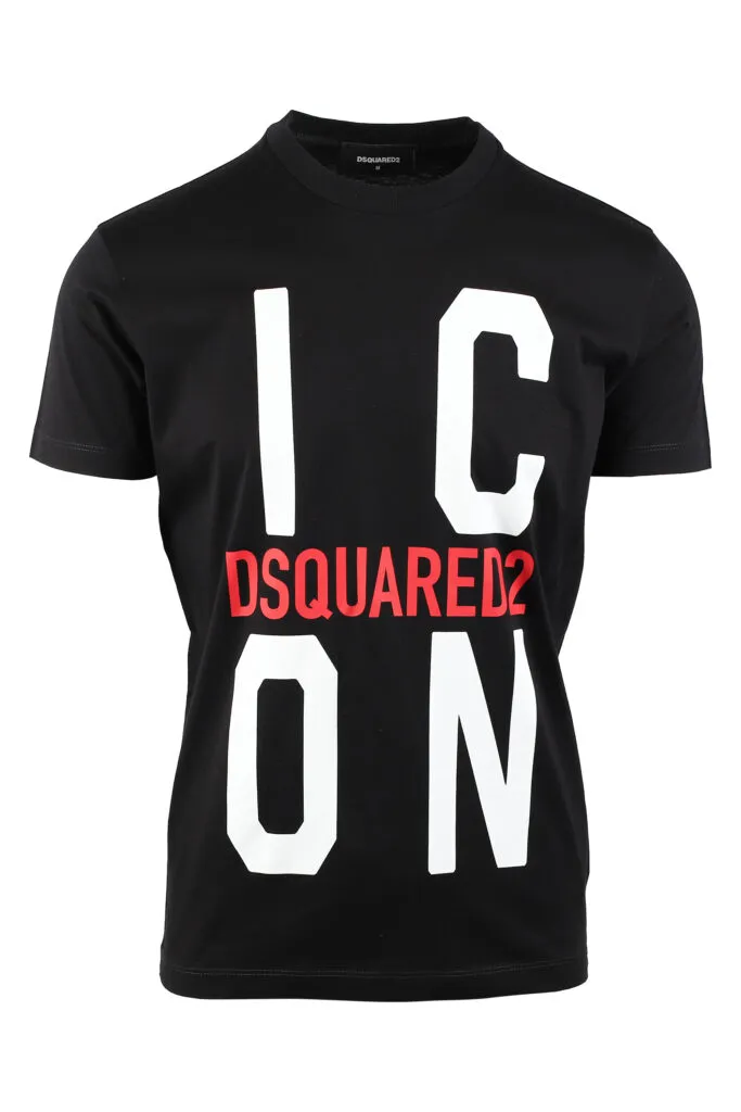 Camiseta negra con maxilogo 