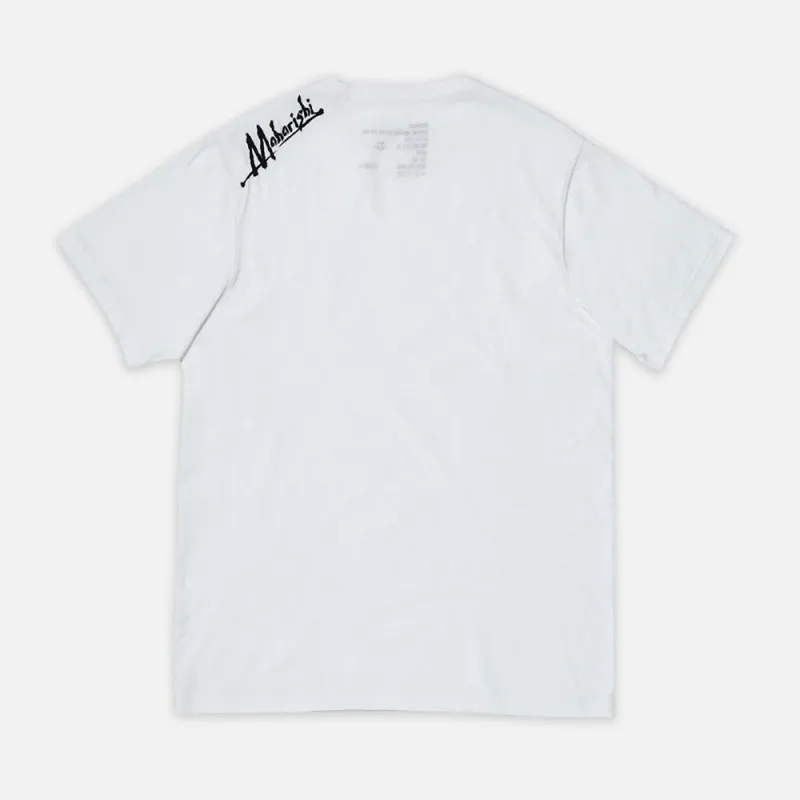 CAMISETAS MAHARISHI 2063WHITE HEART OF TIGERS EMBROIDERED TSHIRT