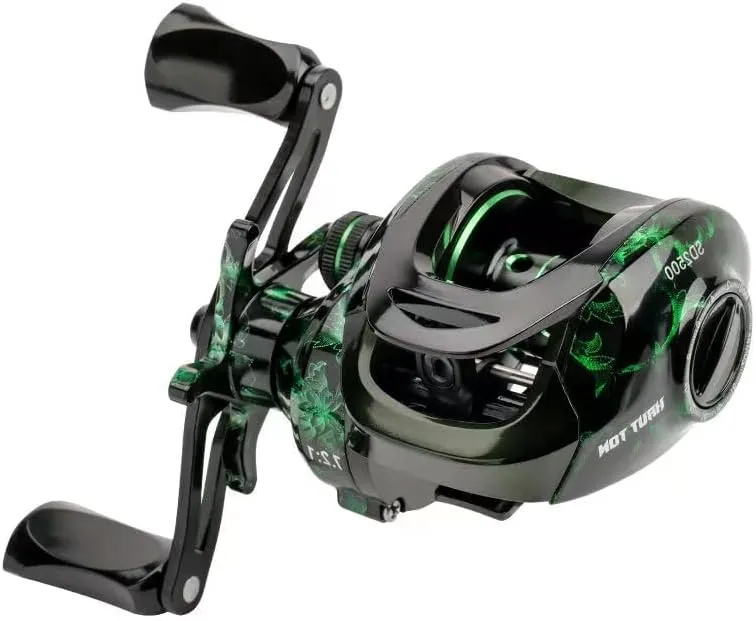 Carrete de Pesca Baitcasting Sistema de frenado magnético para la Pesca en Agua Salada y Agua Dulce  carretes de Pesca Baitcaste