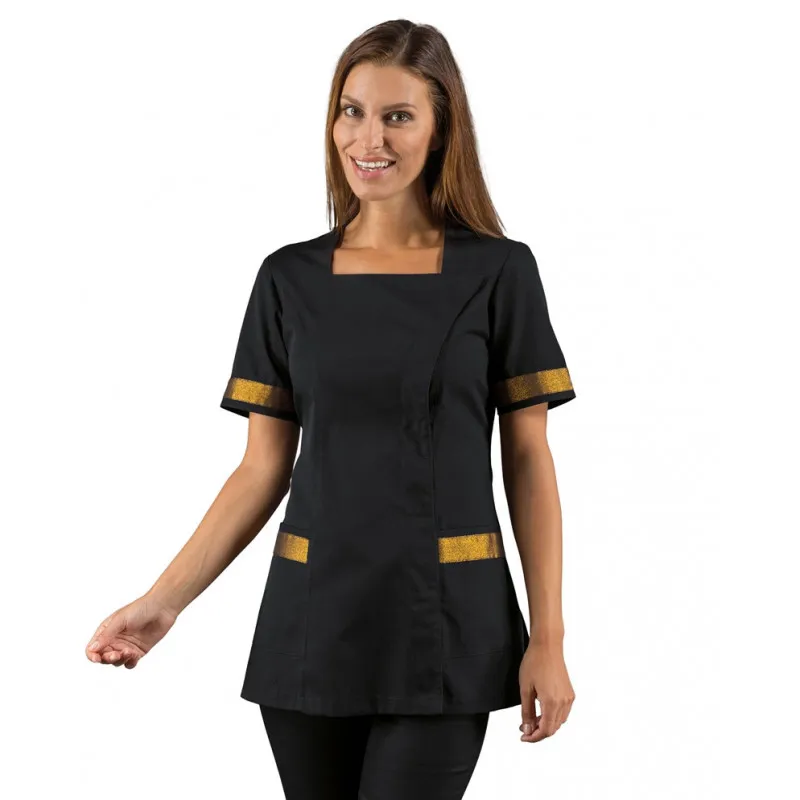CASACA ABERDEEN POLIéSTER BOHéME NEGRA Y DORADO ISACCO  OUTLET TALLA XXL