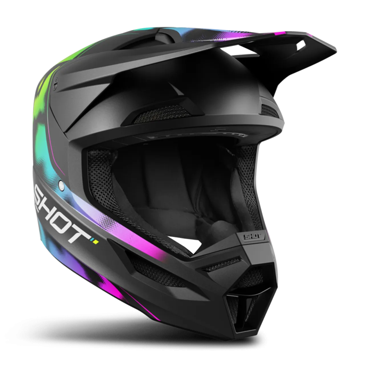 Casco de Cross Shot Race Nitro Negro Mate