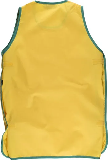 Casulla bicolor con ajustes laterales de velcro Amarillo