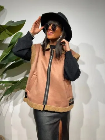 Chaleco Doble Faz HAMSTON Camel