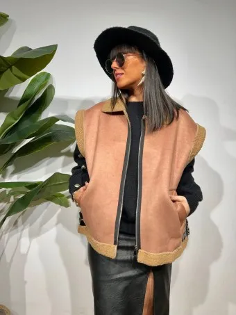 Chaleco Doble Faz HAMSTON Camel
