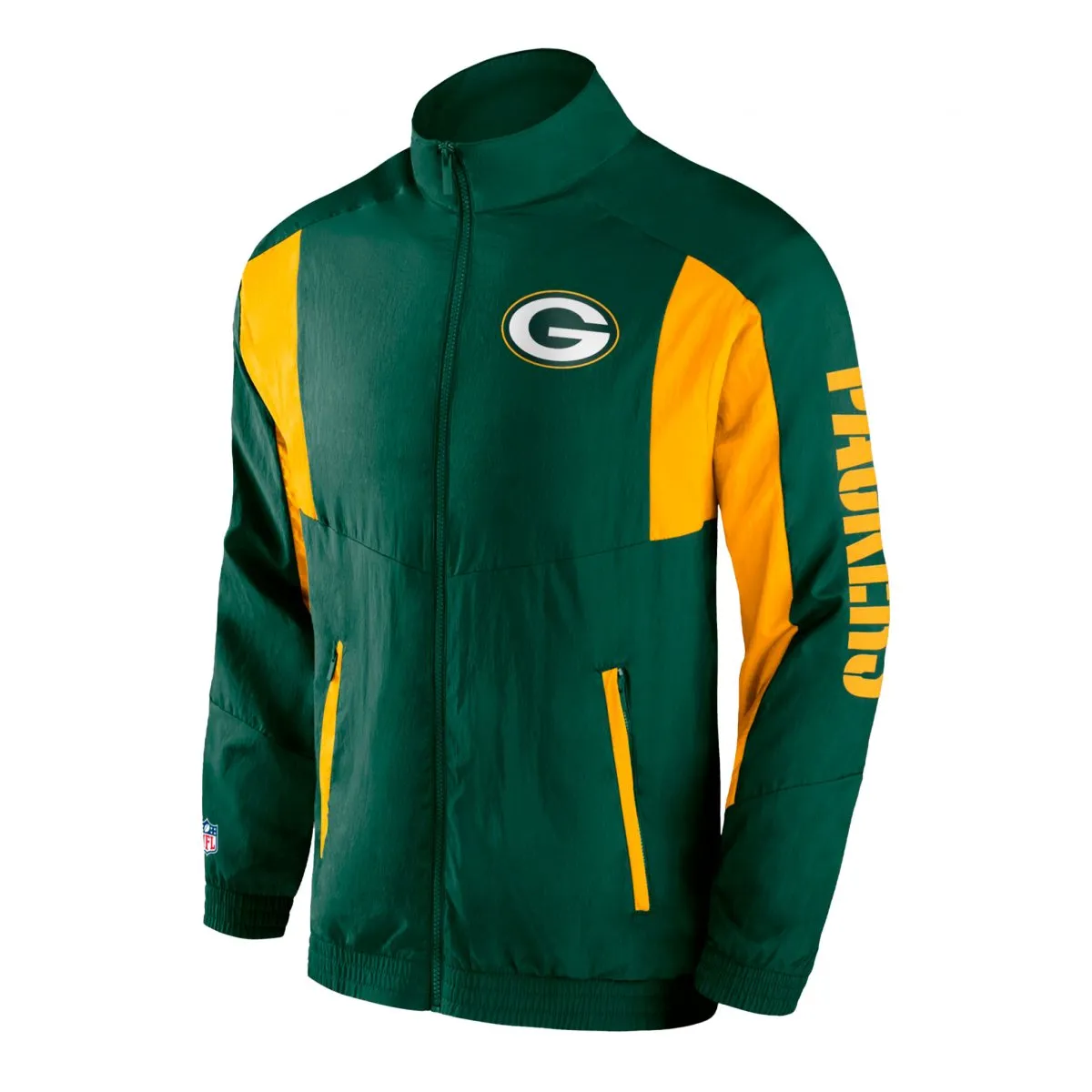 Chamarra Fanatics Woven Track Green Bay Packers