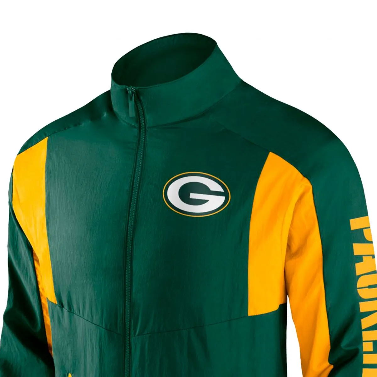 Chamarra Fanatics Woven Track Green Bay Packers