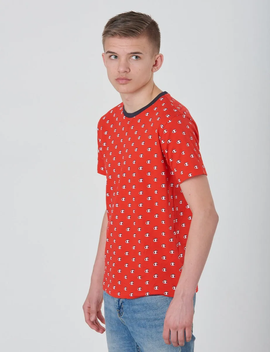 Champion Camiseta niño Champion 304971S19 RL014 rojo