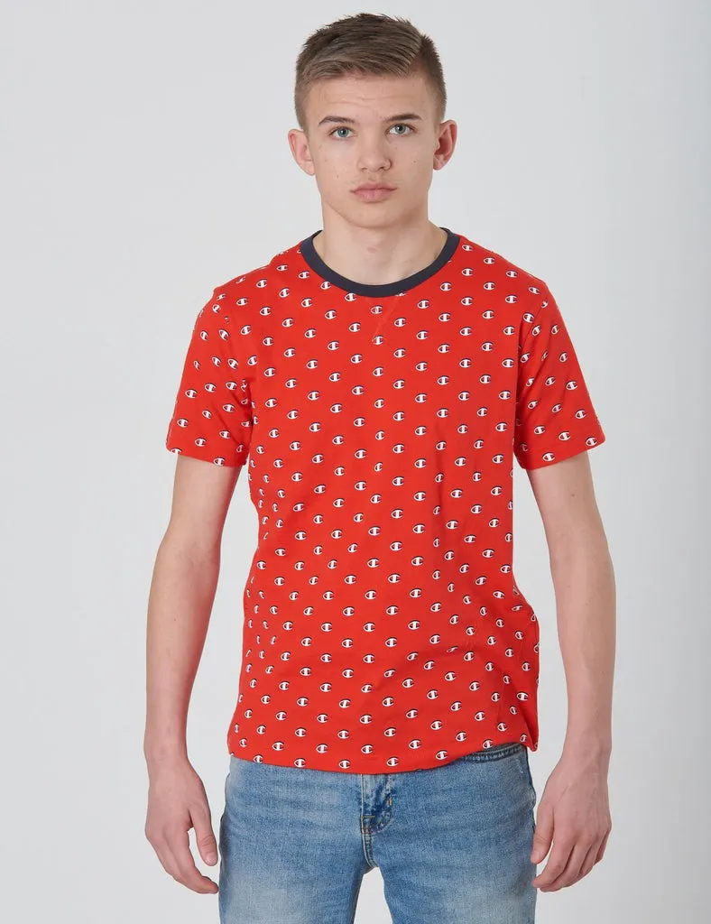Champion Camiseta niño Champion 304971S19 RL014 rojo