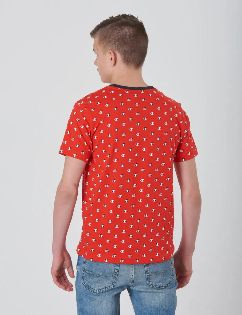 Champion Camiseta niño Champion 304971S19 RL014 rojo