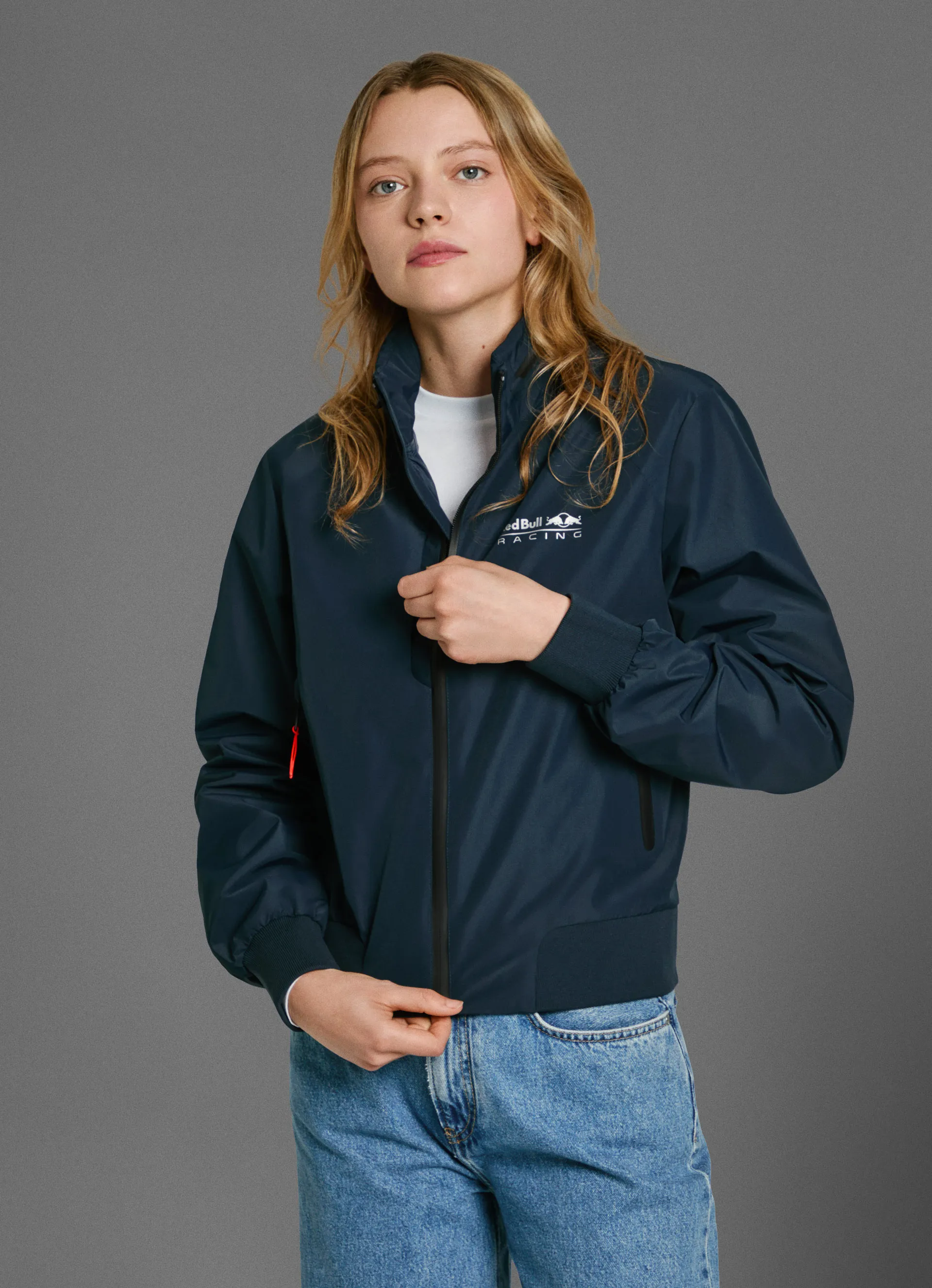chaqueta cortavientos acolchada