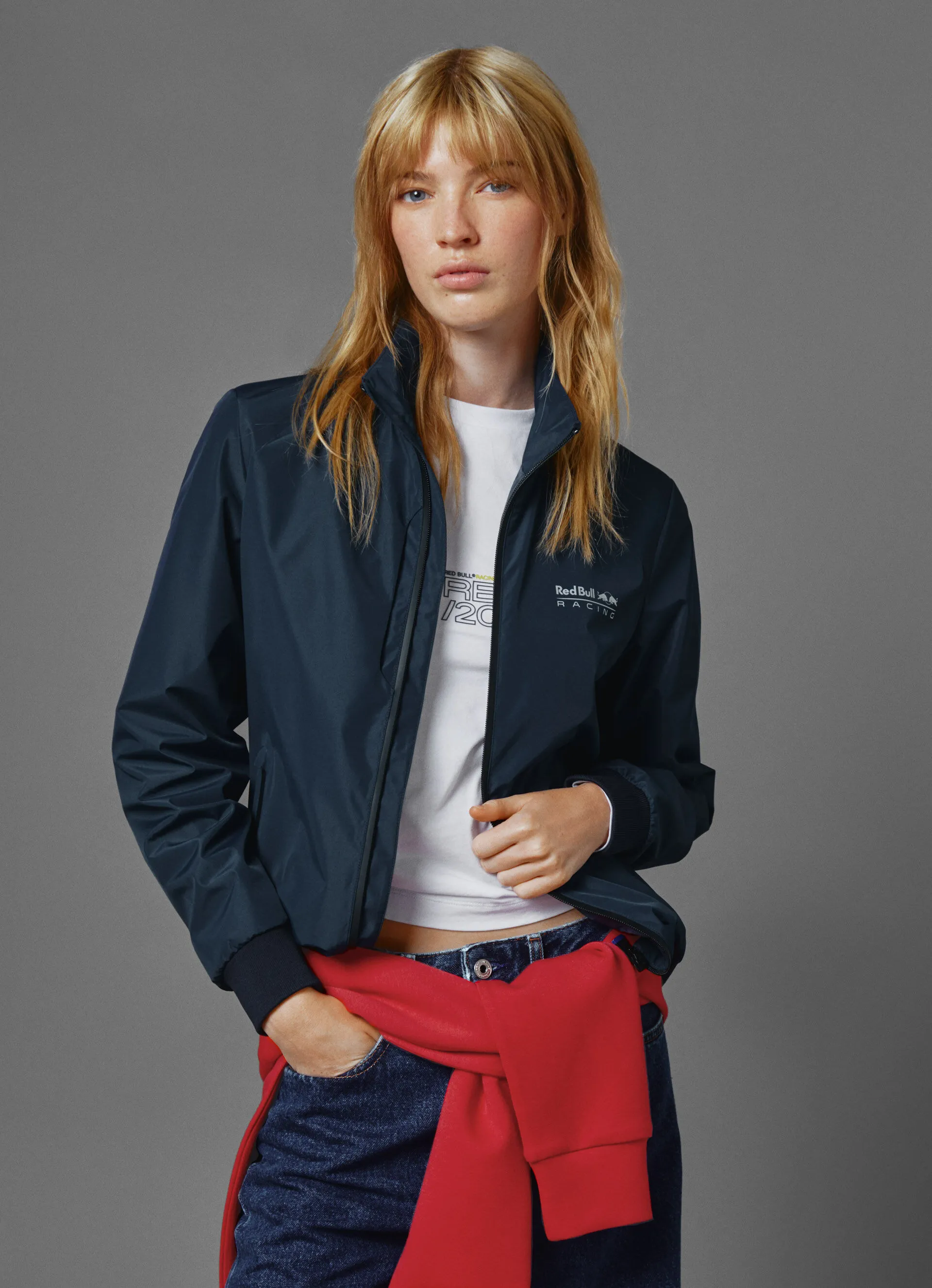 chaqueta cortavientos acolchada