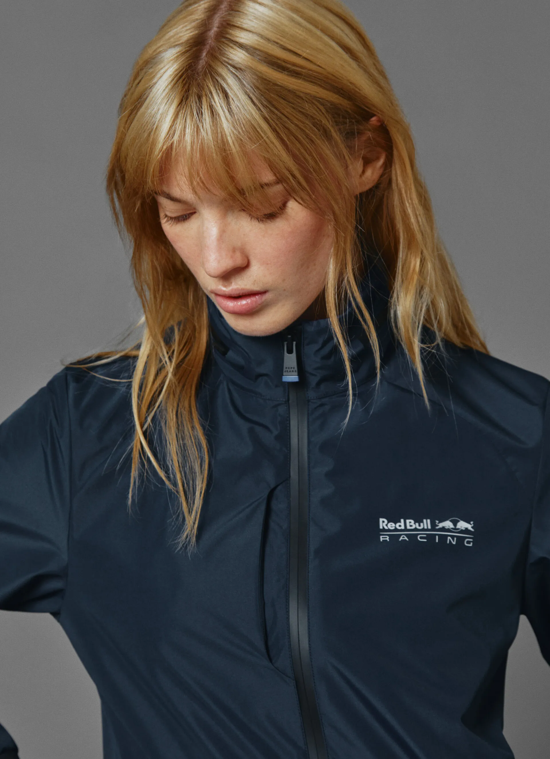 chaqueta cortavientos acolchada