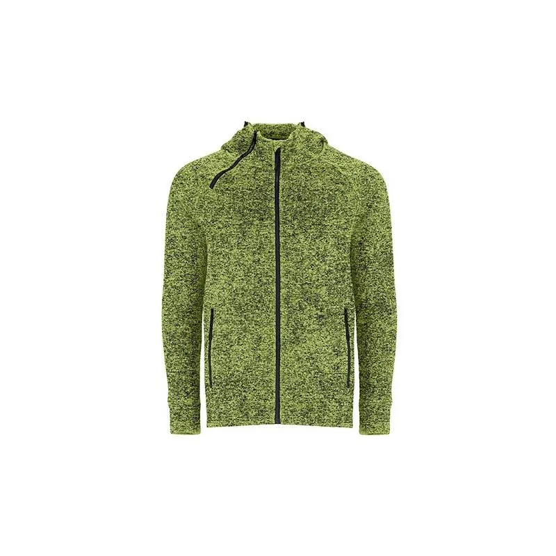 Chaqueta de punto felpado con capucha