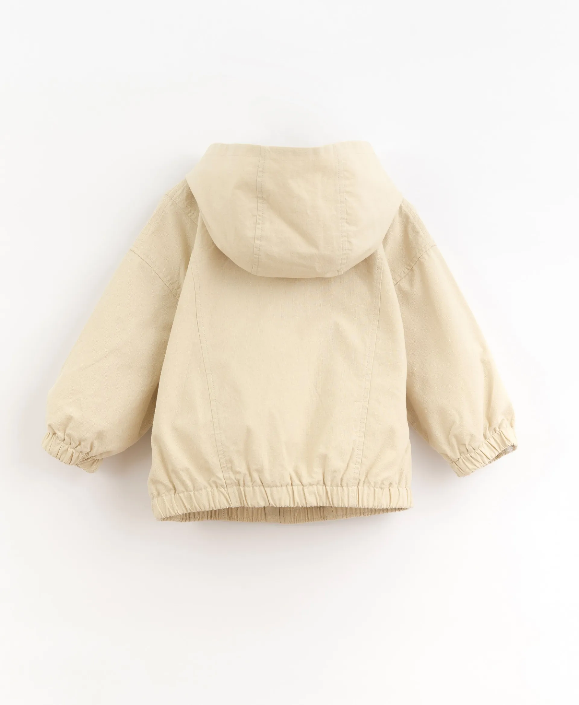 Chaqueta de sarga con cierre y capucha | Organic Care