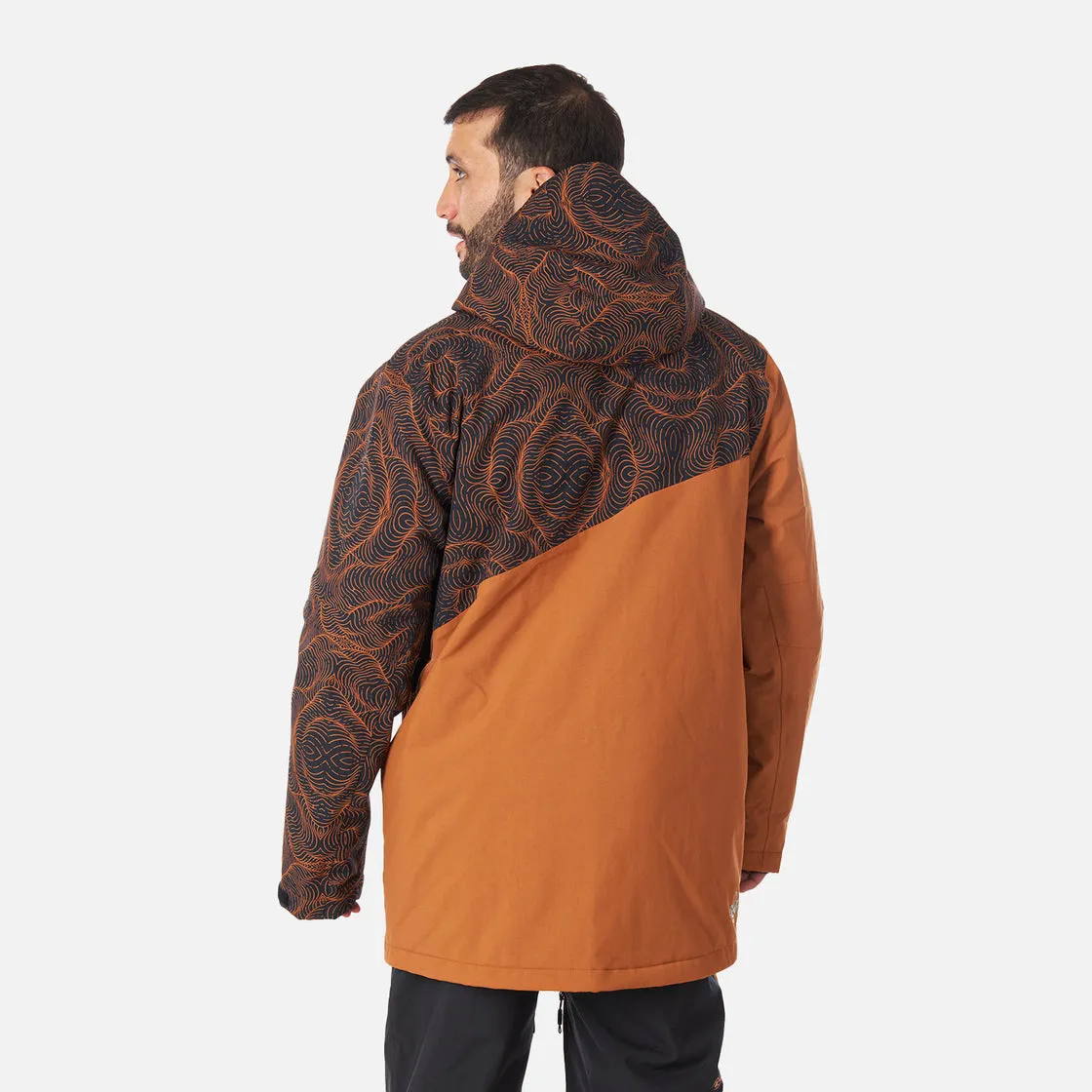 Chaqueta Hombre Yeti Print Terracota Haka Honu