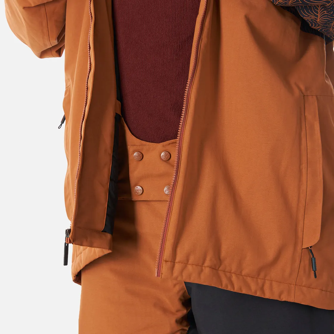Chaqueta Hombre Yeti Print Terracota Haka Honu