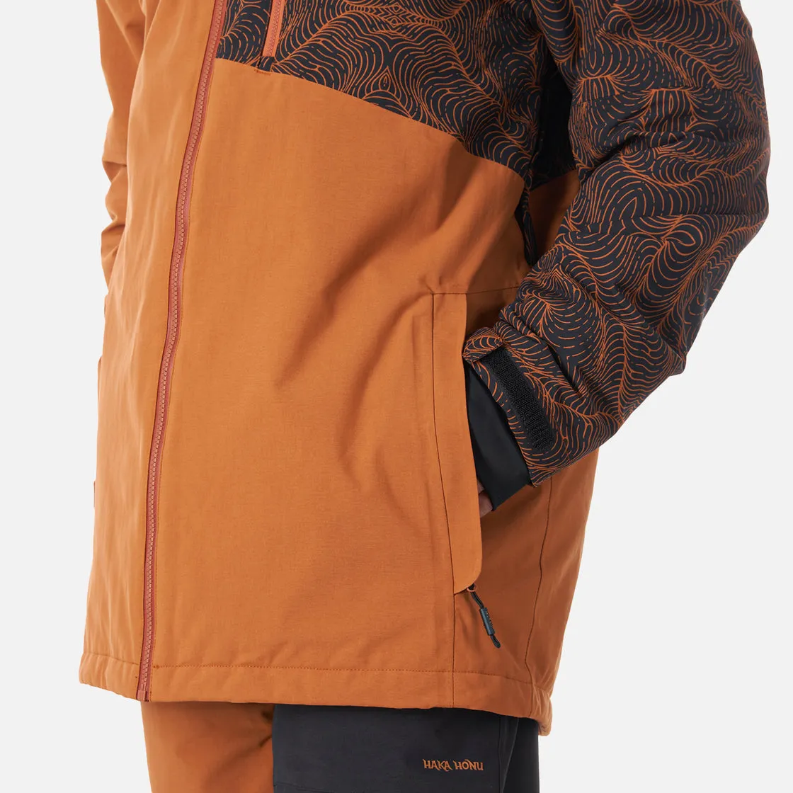 Chaqueta Hombre Yeti Print Terracota Haka Honu