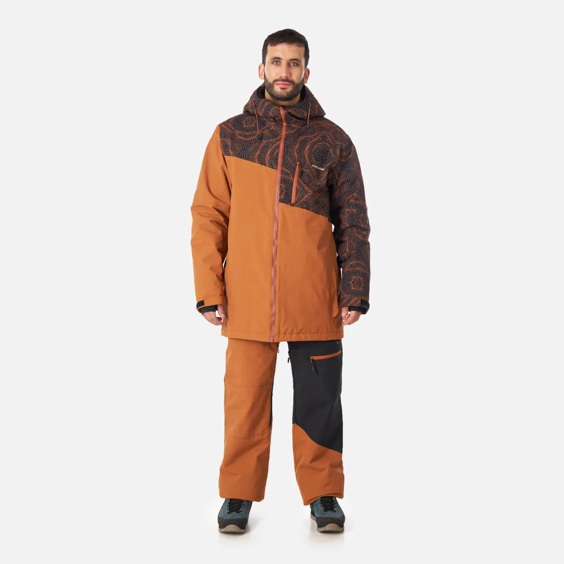 Chaqueta Hombre Yeti Print Terracota Haka Honu