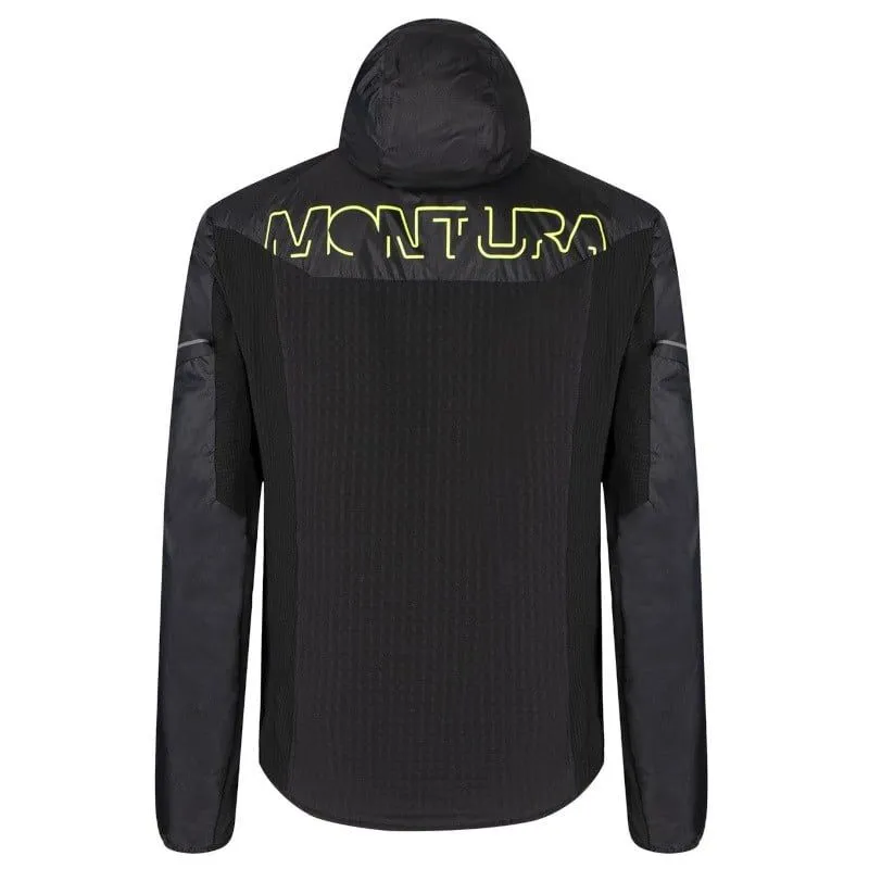 Chaqueta multiusos para hombre MONTURA Chaqueta Escape Hybrid (Negro/Amarillo fluorescente)