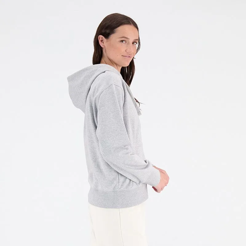 Chaqueta Padded Para Mujer Essentials Stacked Zip Hoodie New Balance 57525