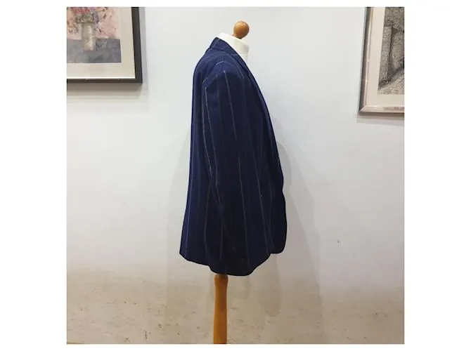 Chaqueta Trussardi vintage a rayas Azul 