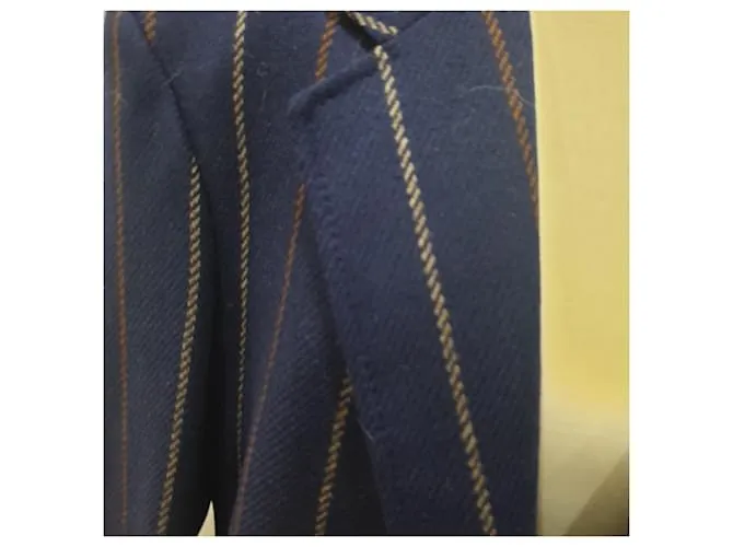 Chaqueta Trussardi vintage a rayas Azul 