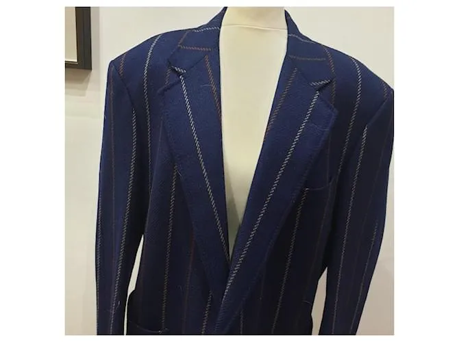 Chaqueta Trussardi vintage a rayas Azul 